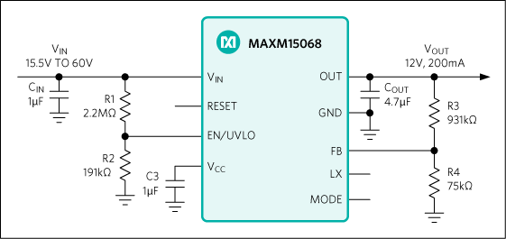 MAXM15068 μModule降壓型電源模塊